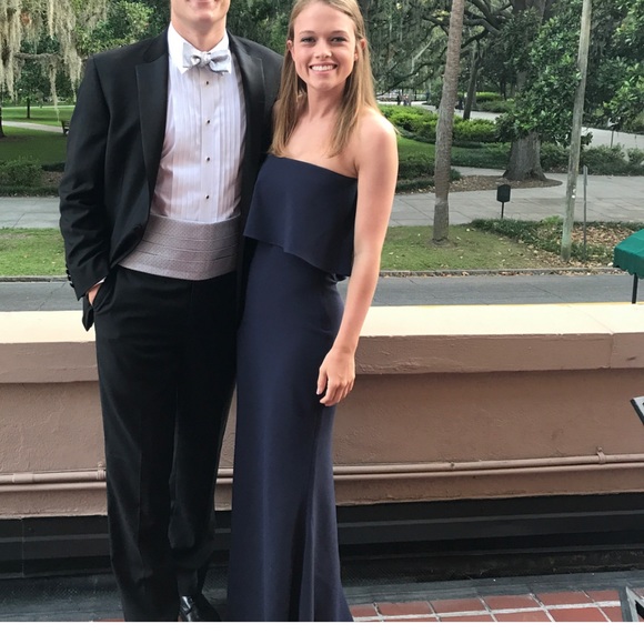 Likely Driggs Gown in Navy Blue - Picture 2 of 2